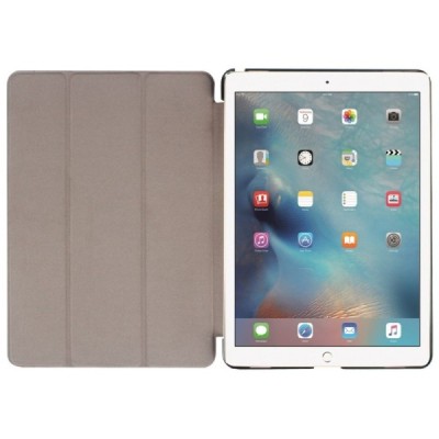 Apple iPad Pro 9.7 atverčiamas baltas odinis dėklas - knygutė / Priedai.lt