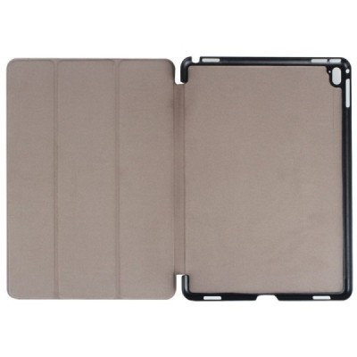 Apple iPad Pro 9.7 atverčiamas baltas odinis dėklas - knygutė / Priedai.lt