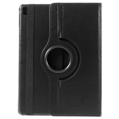 Apple iPad Pro 9.7" atverčiamas, sukiojamas 360 laipsnių, juodas odinis dėklas - stovas / Priedai.lt