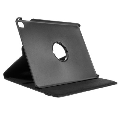 Apple iPad Pro 9.7" atverčiamas, sukiojamas 360 laipsnių, juodas odinis dėklas - stovas / Priedai.lt