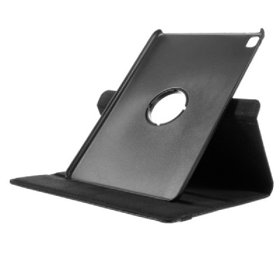 Apple iPad Pro 9.7" atverčiamas, sukiojamas 360 laipsnių, juodas odinis dėklas - stovas / Priedai.lt