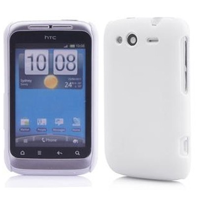 HTC Wildfire S baltas dėklas / Priedai.lt