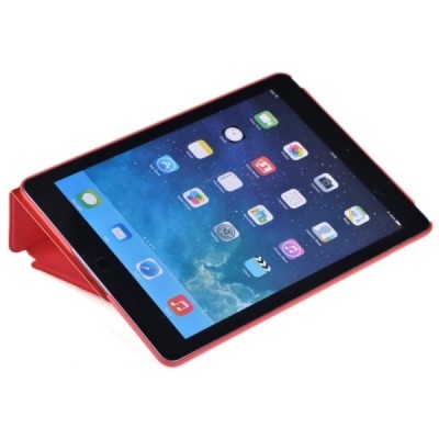 Greznais „Devia“ sērijas ādas atvērams sarkans Apple iPad Pro 9.7" futrālis / Vacins.lv