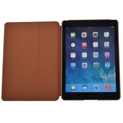 Prabangus „Devia“ serijos odinis atverčiamas rudas Apple iPad Pro 9.7 dėklas / Priedai.lt