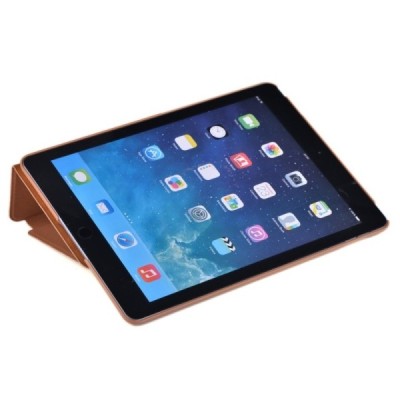 Prabangus „Devia“ serijos odinis atverčiamas rudas Apple iPad Pro 9.7 dėklas / Priedai.lt