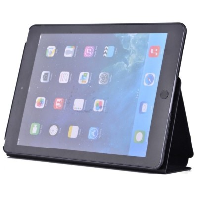 Greznais „Devia“ sērijas ādas atvērams melns Apple iPad Pro 9.7" futrālis / Vacins.lv