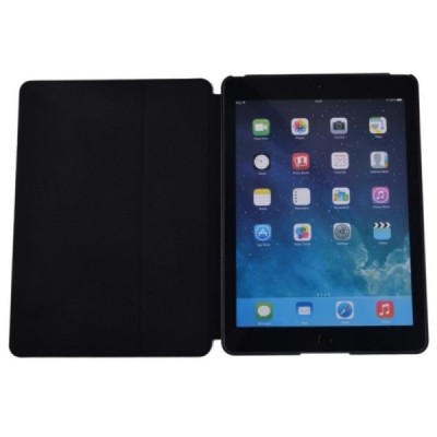 Greznais „Devia“ sērijas ādas atvērams melns Apple iPad Pro 9.7" futrālis / Vacins.lv