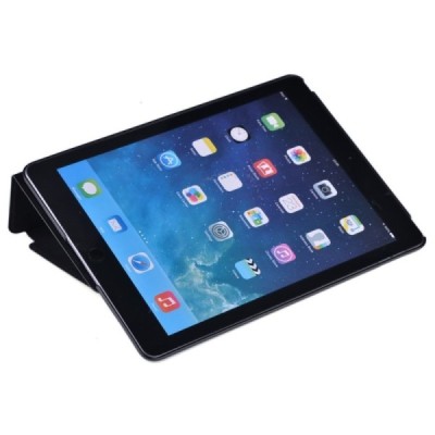 Greznais „Devia“ sērijas ādas atvērams melns Apple iPad Pro 9.7" futrālis / Vacins.lv