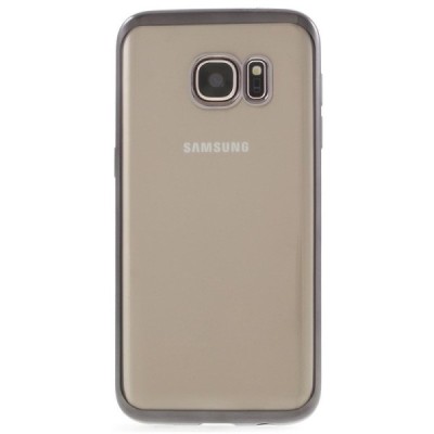 Samsung Galaxy S7 (G930) Cieta silikona (TPU) dzidrs apvalks - pelēks / Vacins.lv