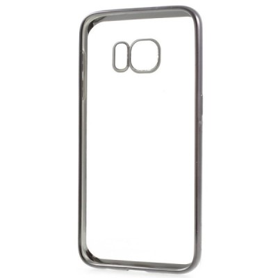 Samsung Galaxy S7 (G930) Cieta silikona (TPU) dzidrs apvalks - pelēks / Vacins.lv