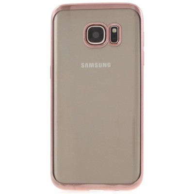 Samsung Galaxy S7 (G930) Cieta silikona (TPU) dzidrs apvalks - rozs / vacins.lv