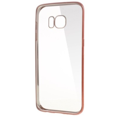 Samsung Galaxy S7 edge (G935) Cieta silikona (TPU) dzidrs apvalks - rozs / vacins.lv