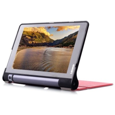 Lenovo Yoga Tab 3 8-50 atvēramais sarkans maciņš / Vacins.lv