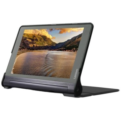 Lenovo Yoga Tab 3 Pro 10.1" un Yoga Tab 3 Plus 10.1" atvēramais melns maciņš / Vacins.lv