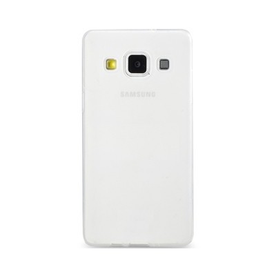 Samsung Galaxy A3 skaidrus (permatomas), matinis kieto silikono TPU dėklas - nugarėlė / Priedai.lt