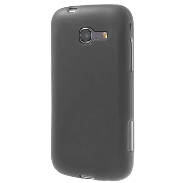 Cieta silikona apvalks - pelēks, matēts (Galaxy Trend Lite)