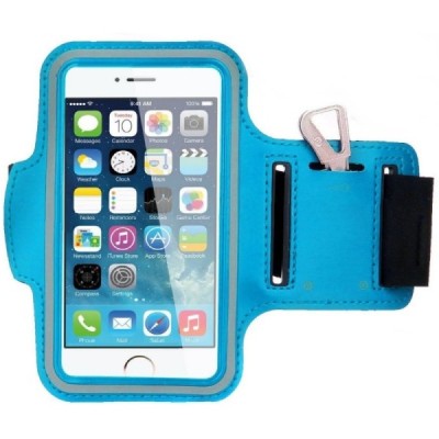 Futrālis sportam (rokas saite) - gaiši zils, universāls (XL+ izmērs) / Vacins.lv