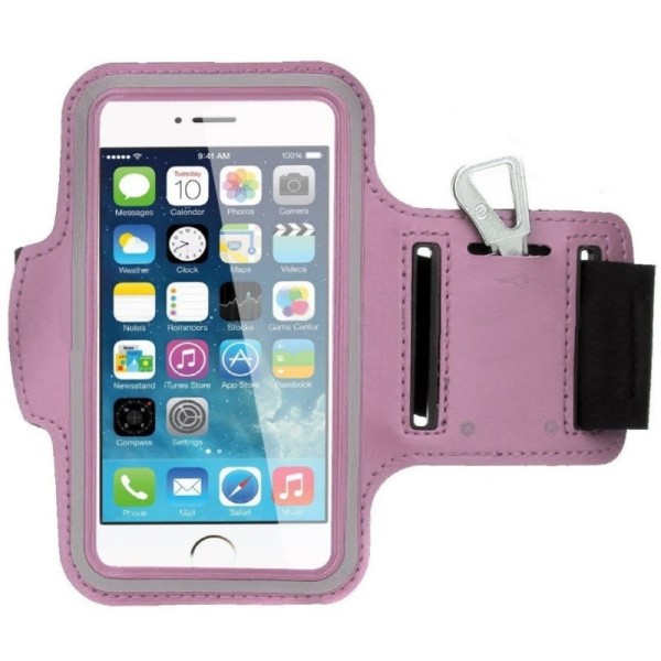 Futrālis sportam (rokas saite) - rozs (XL+ izmērs)