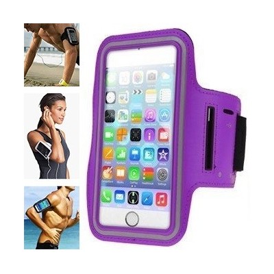 Dėklas sportui (raištis ant rankos) - violetinis, universalus (XL+ dydis) / Priedai.lt