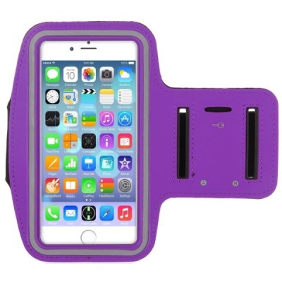 Dėklas sportui (raištis ant rankos) - violetinis, universalus (XL+ dydis) / Priedai.lt