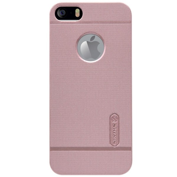 „Nillkin“ Frosted Shield dėklas - rožinis + apsauginė plėvelė (iPhone 5 / 5S / SE 2016)