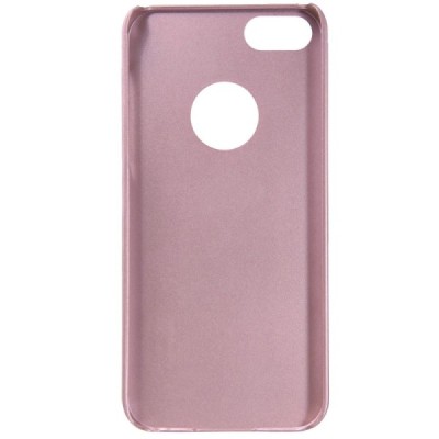 Rožinis „Nillkin“ Frosted Shield serijos Apple iPhone SE (5, 5s) dėklas (dėkliukas) su apsaugine ekrano plėvele / Priedai.lt