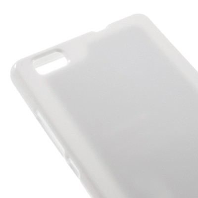 Huawei P8 Lite Mercury balts cieta silikona (TPU) futrālis / Vacins.lv