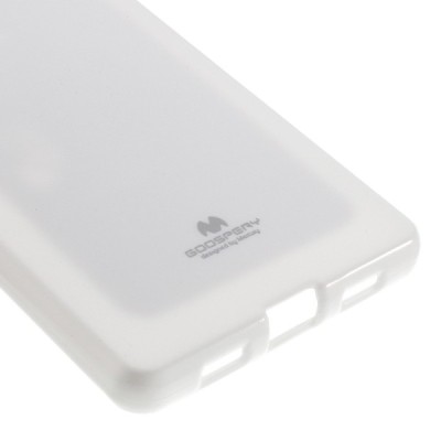 Huawei P8 Lite Mercury balts cieta silikona (TPU) futrālis / Vacins.lv