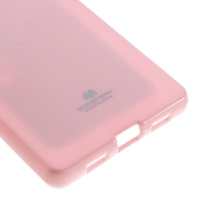 Huawei P8 Lite Mercury gaiši rozs cieta silikona (TPU) futrālis / Vacins.lv