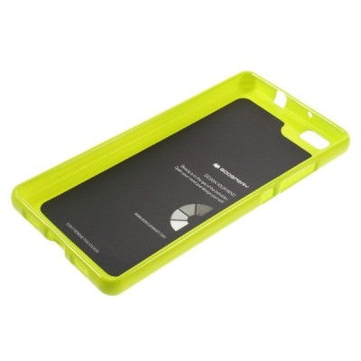 Huawei P8 Lite Mercury žalias kieto silikono TPU dėklas - nugarėlė / Priedai.lt