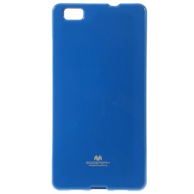 Huawei P8 Lite Mercury tumši zils cieta silikona (TPU) futrālis / Vacins.lv