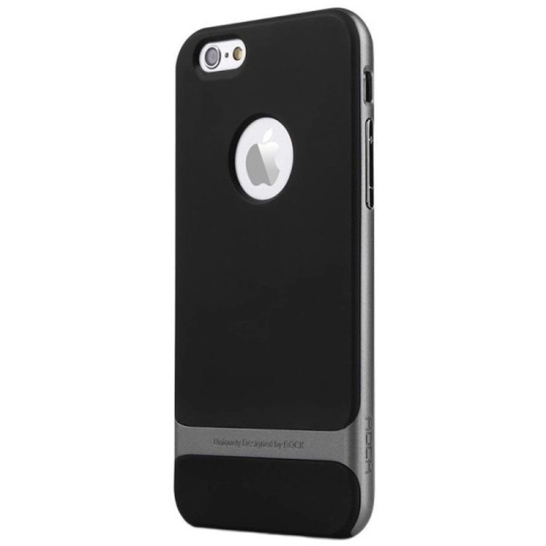 „Rock“ Royce apvalks - melns / pelēks(iPhone 6/ 6s)