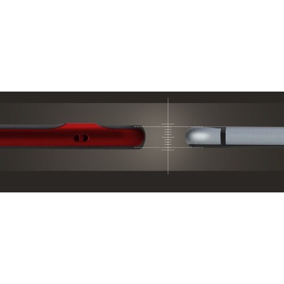 „Rock“ Royce sustiprintos apsaugos Apple iPhone 6 (6s) juodas raudonos spalvos apvadais kieto silikono (TPU) ir plastiko dėklas 