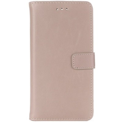 Huawei P9 atverčiamas smėlio spalvos odinis retro dėklas - piniginė / Priedai.lt