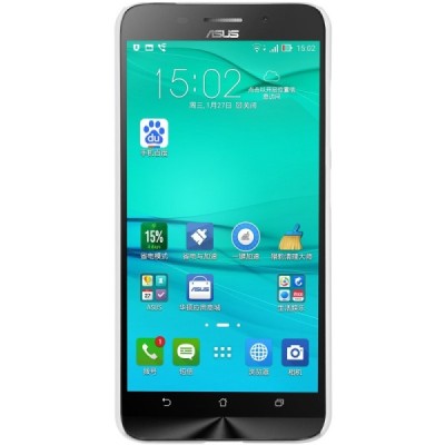 Asus Zenfone Max (ZC550KL) Nillkin Frosted Shield balts plastmasas apvalks + ekrāna aizsargplēve / Vacins.lv