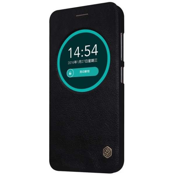„Nillkin“ Qin atverčiamas dėklas - juodas (Zenfone Max)