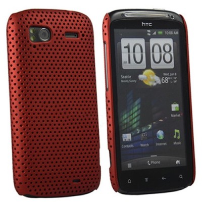 HTC Sensation tīkliņa formas sarkans apvalks / Vacins.lv