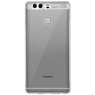 Huawei P9 skaidrus (permatomas) kieto silikono TPU ploniausias pasaulyje bespalvis dėklas / Priedai.lt
