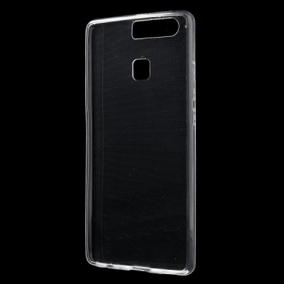 Huawei P9 skaidrus (permatomas) kieto silikono TPU ploniausias pasaulyje bespalvis dėklas / Priedai.lt