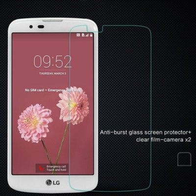 LG K10 (K420N) „Nillkin“ H Tempered Glass sustiprintos apsaugos apsauginis ekrano stiklas 0.33 mm / Priedai.lt