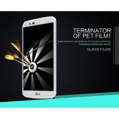 LG K10 (K420N) „Nillkin“ 9H Tempered Glass ekrāna aizsargstikls / Vacins.lv