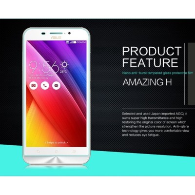 Asus Zenfone Max ZC550KL „Nillkin“ H Tempered Glass sustiprintos apsaugos apsauginis ekrano stiklas 0.33 mm / Priedai.lt