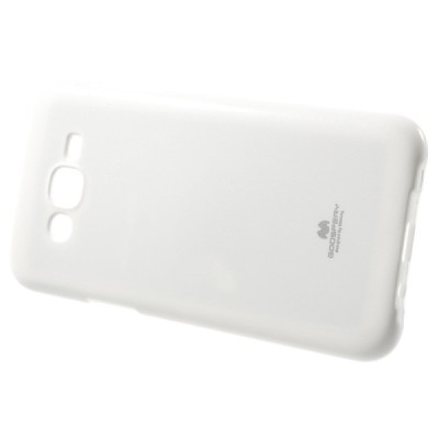 Samsung Galaxy J7 (J700) Mercury baltas kieto silikono tpu dėklas - nugarėlė / Priedai.lt