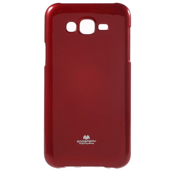 „Mercury“ dėklas - raudonas (Galaxy J7 2015)