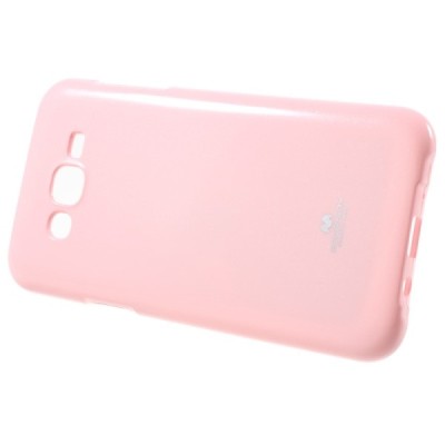 Samsung Galaxy J7 (J700) Mercury rožinis kieto silikono tpu dėklas - nugarėlė / Priedai.lt