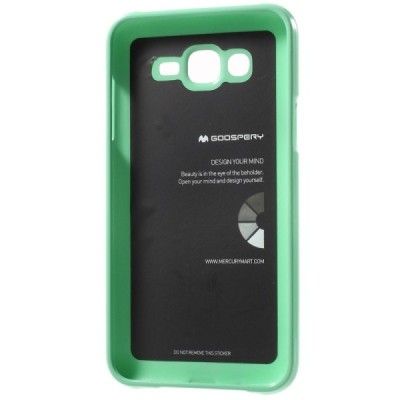 Samsung Galaxy J7 (J700) Mercury piparmētru cieta silikona (TPU) apvalks / Vacins.lv