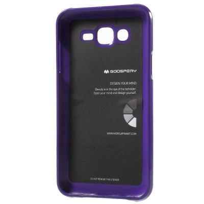 Samsung Galaxy J7 (J700) Mercury violeta cieta silikona (TPU) apvalks / vacins.lv