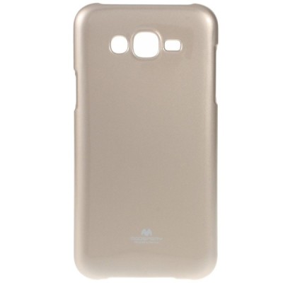 Samsung Galaxy J7 (J700) Mercury auksinis kieto silikono tpu dėklas - nugarėlė / Priedai.lt