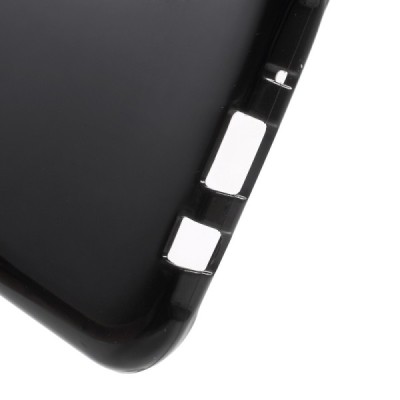 Samsung Galaxy J7 (J700) kieto silikono TPU juodas dėklas - nugarėlė / Priedai.lt