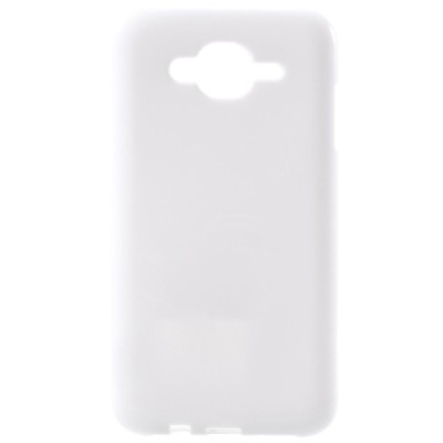 Samsung Galaxy J7 (J700) kieto silikono TPU baltas dėklas - nugarėlė / Priedai.lt